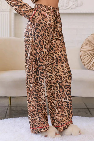 Leopard Luxe Pajama Pants - Boutique Bella BellaPajama Pants