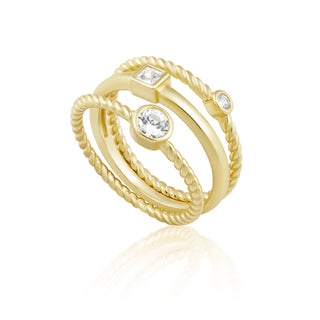 Leslie Ring Stack - Boutique Bella BellaRing