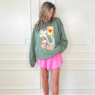 Let The Good Times Roll Sweatshirt - Boutique Bella Bellasweatshirt