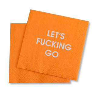 Let's Fucking Go - Cocktail Napkins - Boutique Bella BellaNapkins