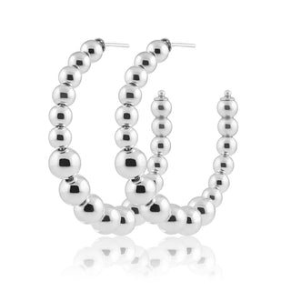 Lia Beaded Hoop - Boutique Bella BellaEarrings