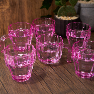 Cactus Stackable Glasses Stacktus Gifts Set Of 6 10 Oz Cactus Shape Glasses With Handles Valentines