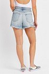 Light Denim High Rise Mom Shorts - Boutique Bella BellaShorts