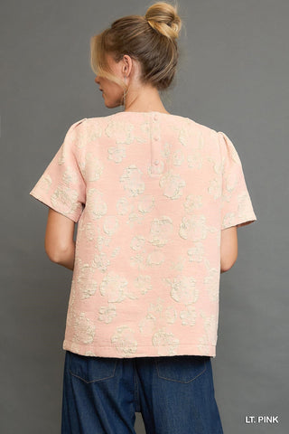 Light Pink Floral Shirt - Boutique Bella Bellashirt