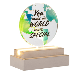 Light Up Die Cut Block Talk - Boutique Bella BellaSign