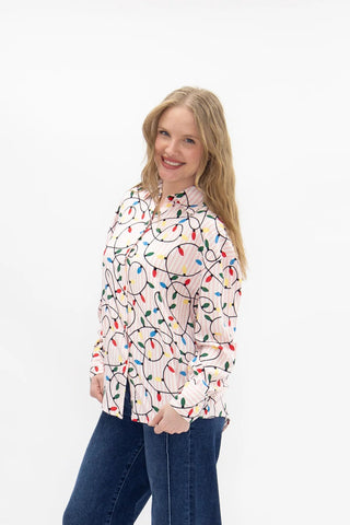 Light Up the Holidays Top - Boutique Bella BellaChristmas Apparel