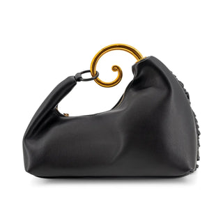 Like Dreams Accessories Onyx Swirl Fringe Hobo - Boutique Bella BellaAccessories