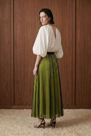 Lime After Dark Maxi Skirt - Boutique Bella BellaSkirt