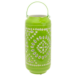 Lime Metal Outdoor Lantern Large - Boutique Bella BellaLantern