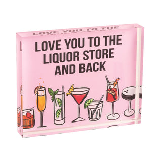Liquor Acrylic Bar Sign - Boutique Bella Belladecor