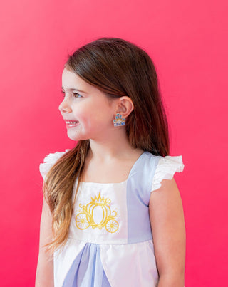 Little Lily - Castle Earrings - Boutique Bella BellaDistress