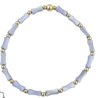 Locked by Lula 'n' Lee - Bamboo - Lavender & Gold Filled - Boutique Bella BellaBracelets