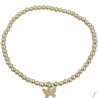 Locked by Lula 'n' Lee - Butterfly Charm - Classic Gold Filled - Boutique Bella BellaBracelets