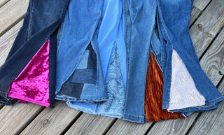 LoLi Upcycled Denim Jeans - Boutique Bella BellaJeans