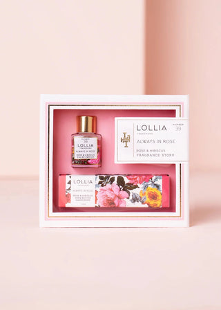 Lollia Always in Rose Fragrance Story Gift Set - Boutique Bella Bellaperfume
