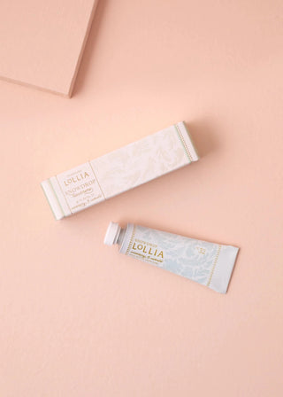 Lollia Snowdrop Petite Treat Handcreme - Boutique Bella BellaHand Cream