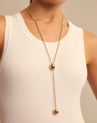 Lonely Planet - Long Adjustable Chain Necklace - Boutique Bella BellaNecklace