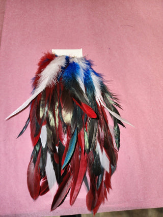 Long Feather Earrings - Boutique Bella BellaEarrings