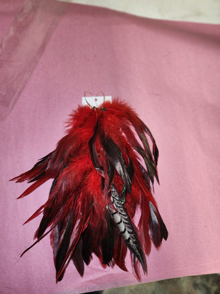 Long Feather Earrings - Boutique Bella BellaEarrings