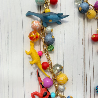 Long Iconic Dinosaur Necklace - Boutique Bella BellaNecklace