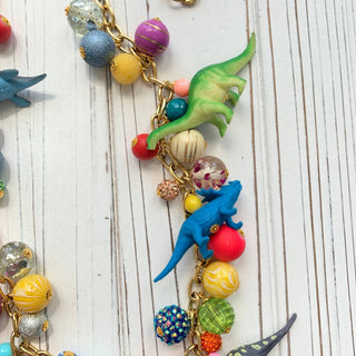 Long Iconic Dinosaur Necklace - Boutique Bella BellaNecklace