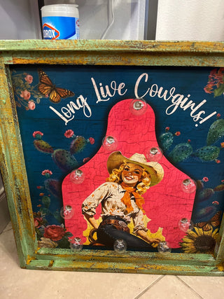 Long Live Cowgirls sign - Boutique Bella BellaHome Decor