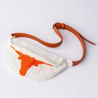 Longhorns Beaded Belt Bag - Boutique Bella BellaBelt Bag