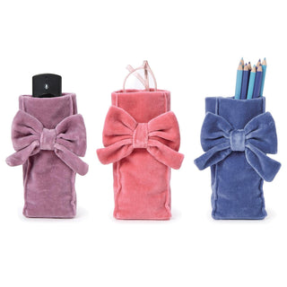 Looking Good" Bow Standing Triangular Weighted Eyeglasses / Accessory Holder - Boutique Bella Bellaaccessory pouch