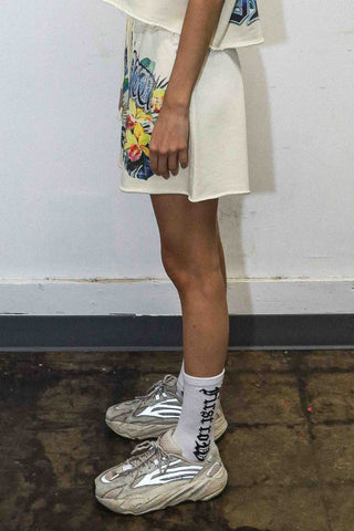 Lost Utopia Faded Dream Cropped Shorts - Boutique Bella BellaShorts