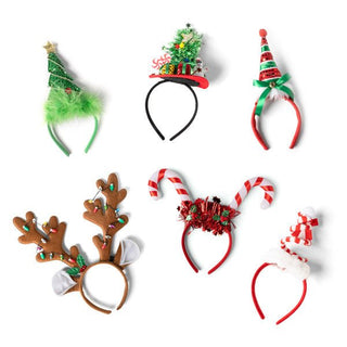 Lotsa LITES! Twinkle Tops Flashing Holiday Hat Headband - Boutique Bella BellaHeadband