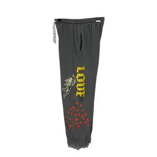 Love Hearts Joggers - Gray - Boutique Bella Bella