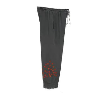 Love Hearts Joggers - Gray - Boutique Bella Bella