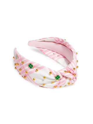 Lucky Charm Plaid Headband - Boutique Bella BellaHeadband