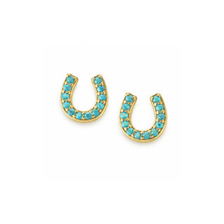 Lucky Stud Turquoise - Boutique Bella BellaEarring