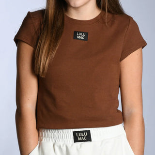 Lulu Mac BABY DOLL TOP - Brown - Boutique Bella BellaT-Shirt