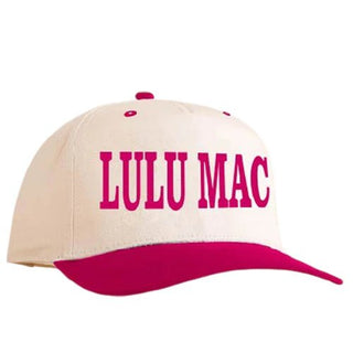 LULU MAC CAP HOT PINK - Boutique Bella BellaBaseball Cap