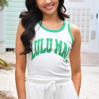 LULU MAC Green Tank - Boutique Bella BellaTank Top