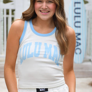 LULU MAC Light Blue Tank - Boutique Bella BellaTank Top