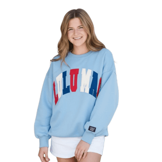 LULU MAC Red, White and Blue Sweatshirt - Boutique Bella Bellasweatshirt