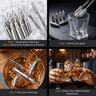 Luxurious Whiskey Bar Gift Set Premium Barware Gift Elegant Drinkware Collection - Boutique Bella BellaWhiskey Drinking Set