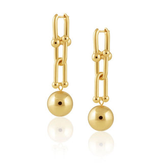 Lydia Beaded Link Earrings - Boutique Bella BellaEarring
