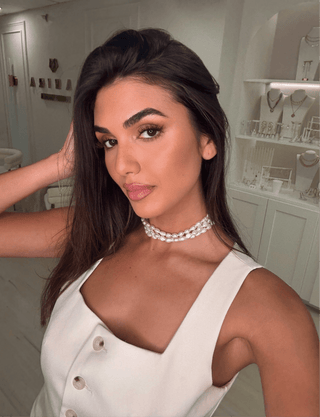 Madeline 3-Layered Pearl Choker - Boutique Bella BellaNecklace