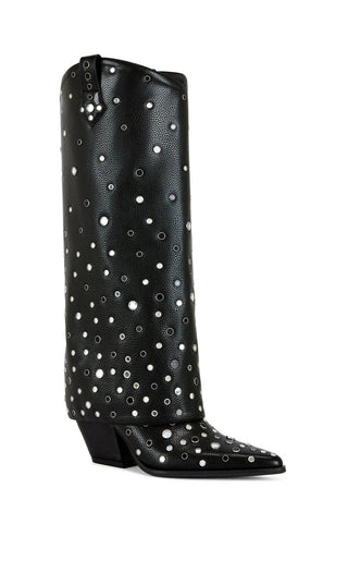 MADLOCK - BLACK WESTERN BOOT - Boutique Bella BellaBoots