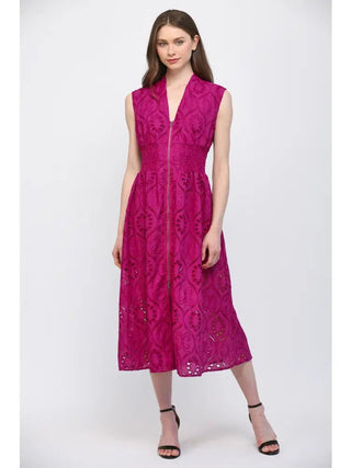 Magenta Magic Midi Dress - Boutique Bella BellaDress