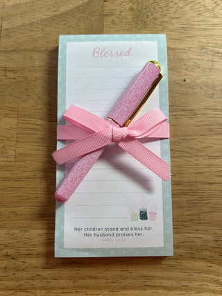 Magnetic Notepad & Pen - Boutique Bella BellaNotepad