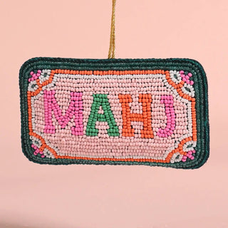 Mahj Beaded Ornament - Boutique Bella BellaChristmas Ornament