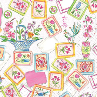 Mahjong ALLOVER Cocktail Napkin - Boutique Bella Bellacocktail napkins