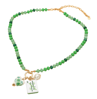 Mahjong Necklace - Bam - Boutique Bella BellaNecklaces