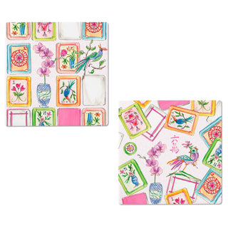 Mahjong Pink Coaster - Boutique Bella Bellacoaster