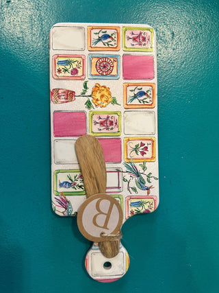 Mahjong Pink Cuterie Set - Boutique Bella BellaCheese board